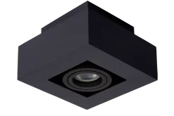 XIRAX - Plafondspot - LED Dim to warm - GU10 - 1x5W 2200K/3000K - Zwart*Lucide Best