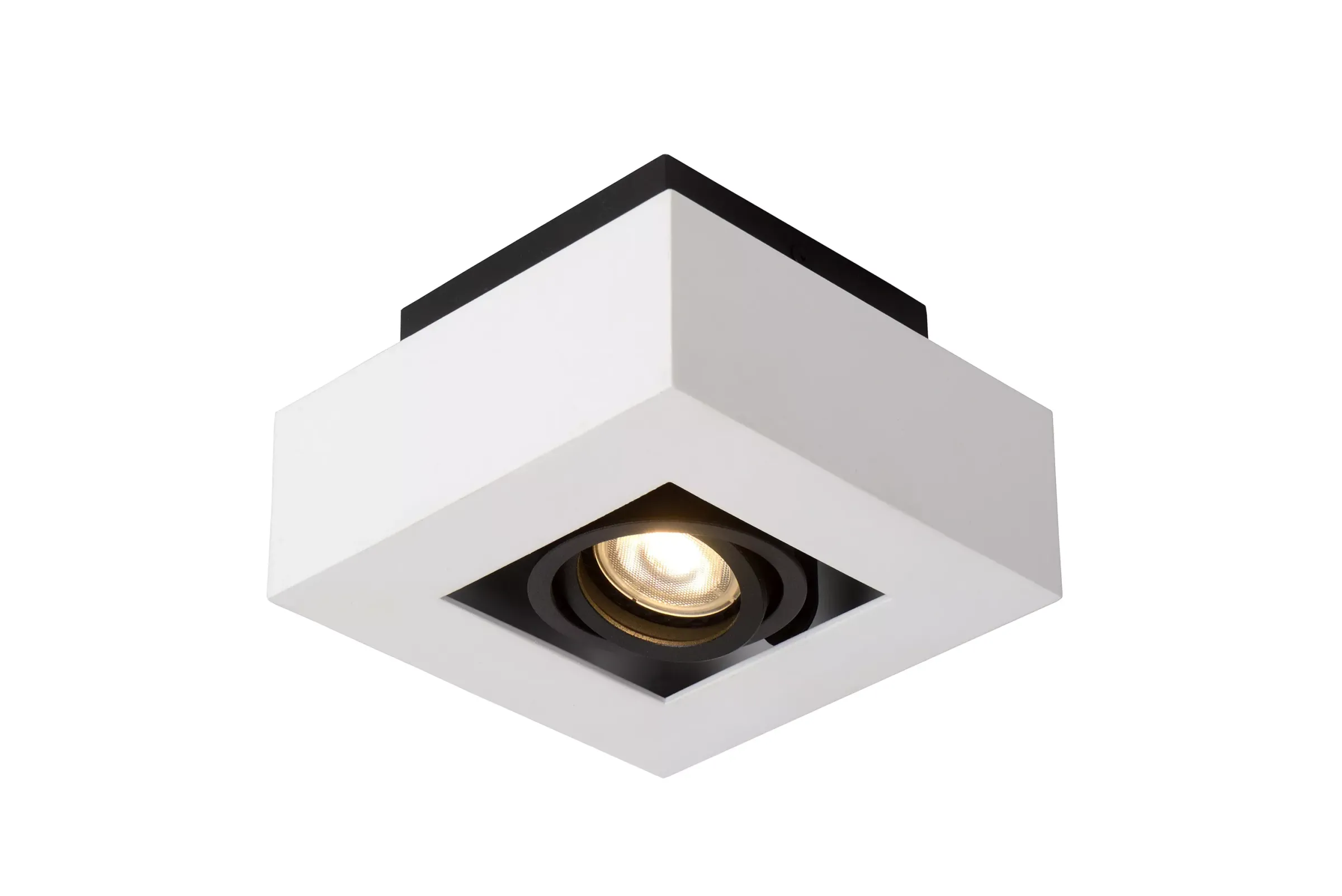 XIRAX - Plafondspot - LED Dim to warm - GU10 - 1x5W 2200K/3000K - Wit*Lucide Cheap