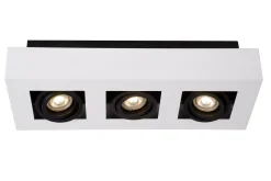 XIRAX - Plafondspot - LED Dim to warm - GU10 - 3x5W 2200K/3000K - Wit*Lucide Flash Sale