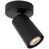 XYRUS - Plafondspot - Ø 9 cm - LED Dim to warm - GU10 - 1x5W 2200K/3000K - Zwart*Lucide Hot