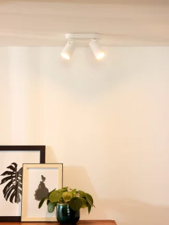 XYRUS - Plafondspot - LED Dim to warm - GU10 - 2x5W 2200K/3000K - Wit*Lucide Best Sale