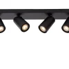 XYRUS - Plafondspot - LED Dim to warm - GU10 - 4x5W 2200K/3000K - Zwart*Lucide New