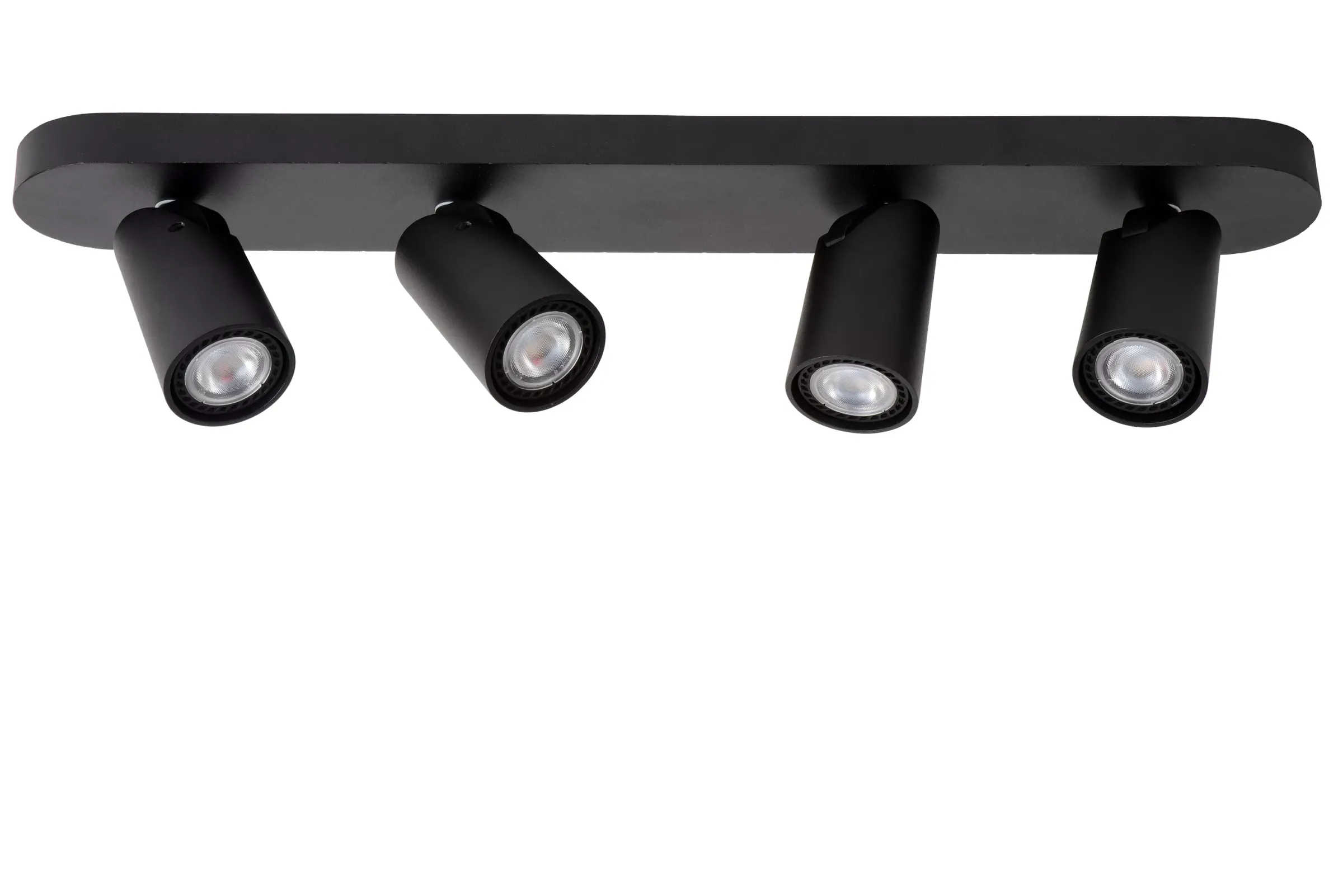 XYRUS - Plafondspot - LED Dim to warm - GU10 - 4x5W 2200K/3000K - Zwart*Lucide New