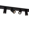 XYRUS - Plafondspot - LED Dim to warm - GU10 - 6x5W 2200K/3000K - Zwart*Lucide New