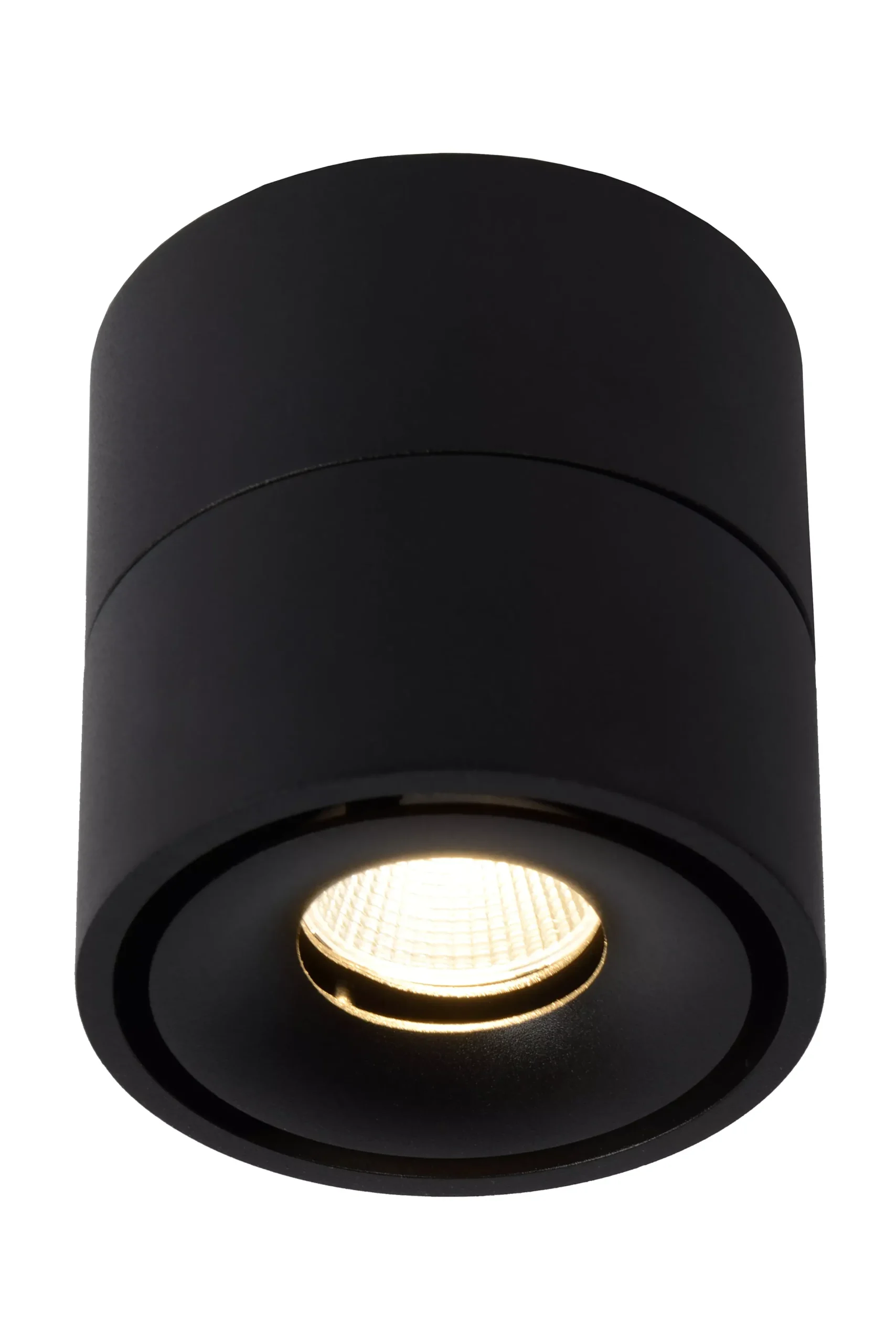 YUMIKO - Plafondspot - Ø 7,8 cm - LED Dimb. - 1x10W 2700K - Zwart*Lucide Discount