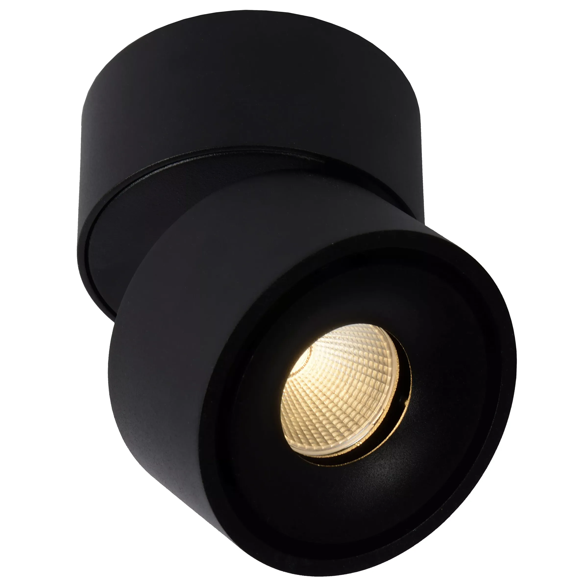 YUMIKO - Plafondspot - Ø 7,8 cm - LED Dimb. - 1x10W 2700K - Zwart*Lucide Discount