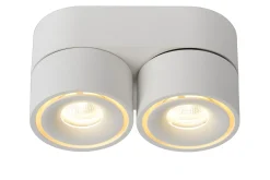 YUMIKO - Plafondspot - Ø 7,8 cm - LED Dimb. - 2x10W 2700K - Wit*Lucide Best