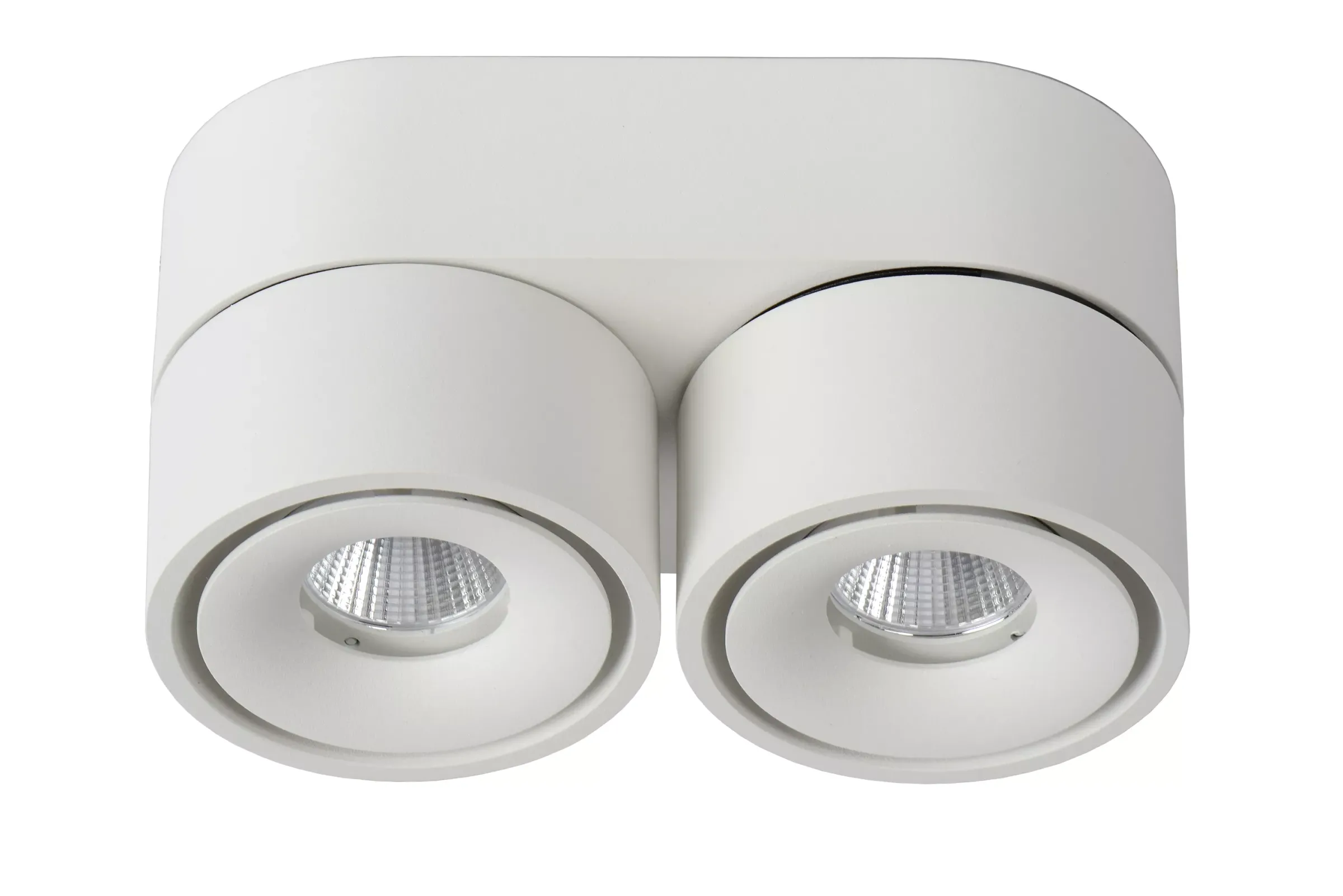 YUMIKO - Plafondspot - Ø 7,8 cm - LED Dimb. - 2x10W 2700K - Wit*Lucide Best
