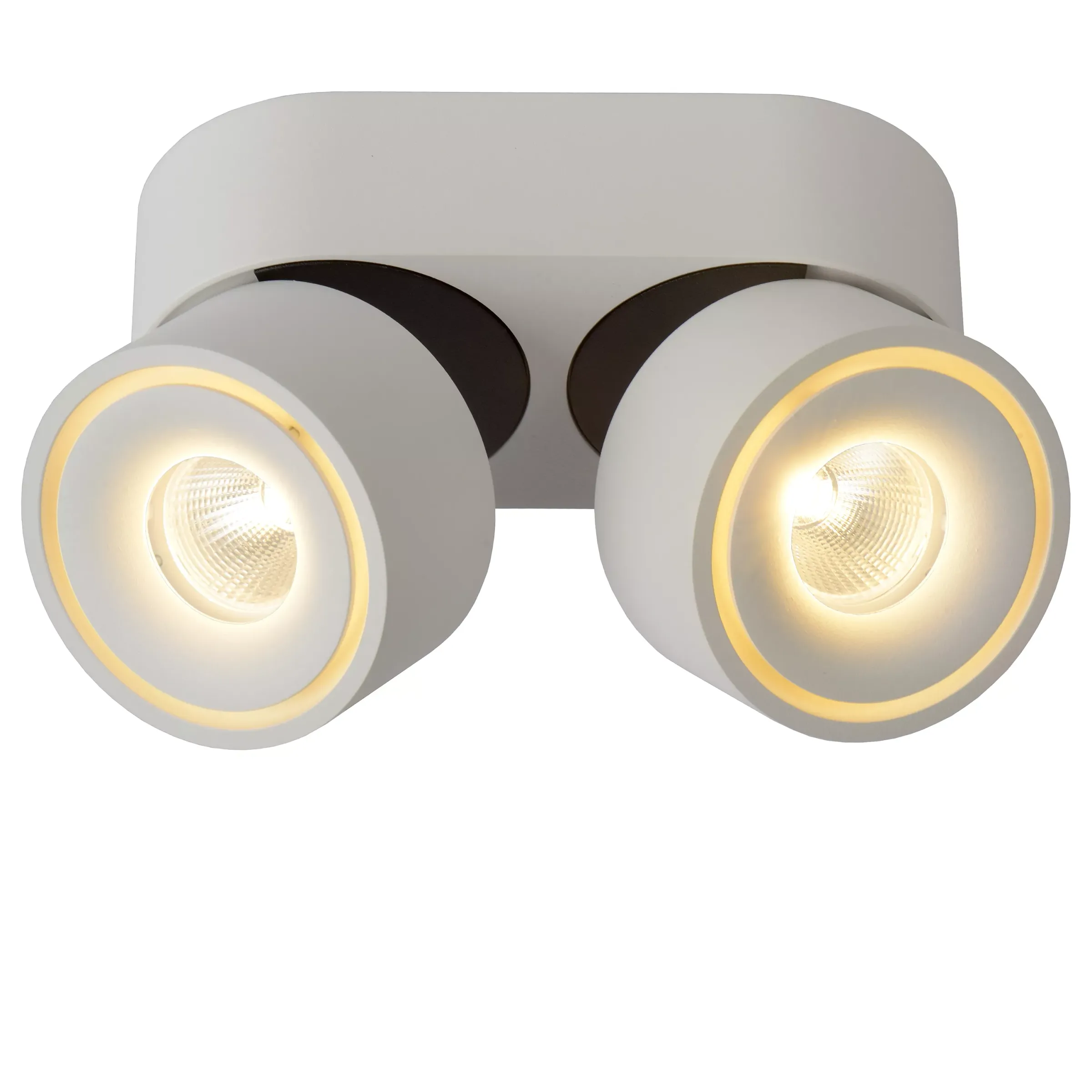 YUMIKO - Plafondspot - Ø 7,8 cm - LED Dimb. - 2x10W 2700K - Wit*Lucide Best