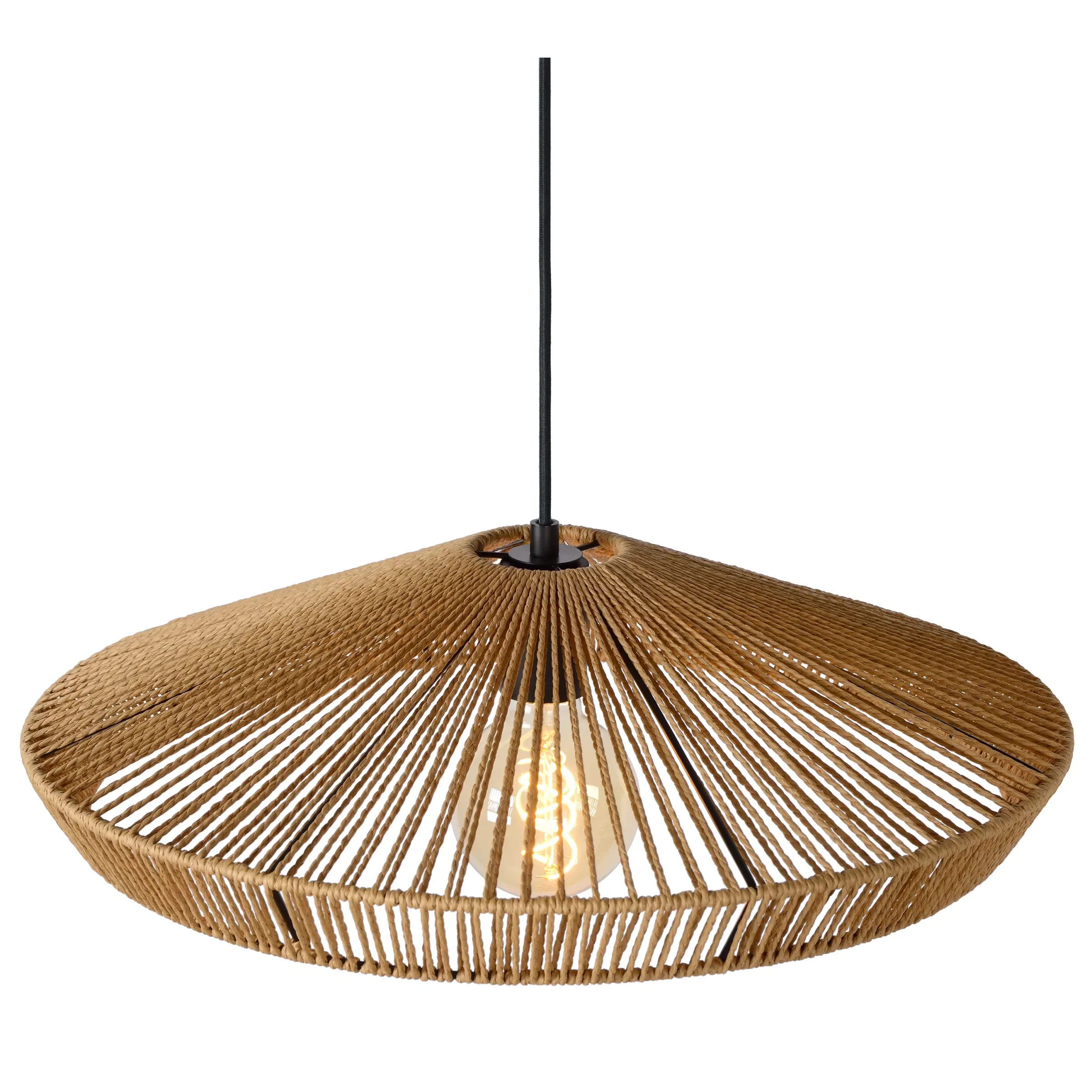 YUNKAI - Hanglamp - Ø 50 cm - 1xE27 - Naturel*Lucide Cheap
