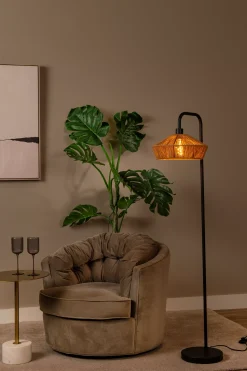 YUNKAI - Vloerlamp - Ø 40 cm - 1xE27 - Naturel*Lucide Best Sale