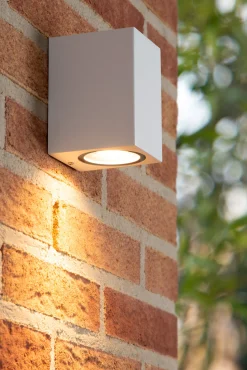 ZARO - Wandspot / Wandlamp Binnen/Buiten - 1xGU10 - IP44 - Wit*Lucide Cheap