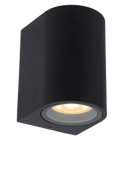 ZARO - Wandspot / Wandlamp Binnen/Buiten - 1xGU10 - IP44 - Zwart*Lucide Shop