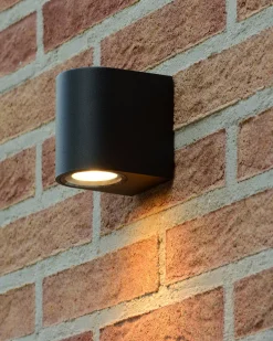 ZARO - Wandspot / Wandlamp Binnen/Buiten - 1xGU10 - IP44 - Zwart*Lucide Shop