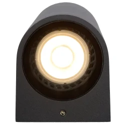 ZARO - Wandspot / Wandlamp Binnen/Buiten - 1xGU10 - IP44 - Zwart*Lucide Shop