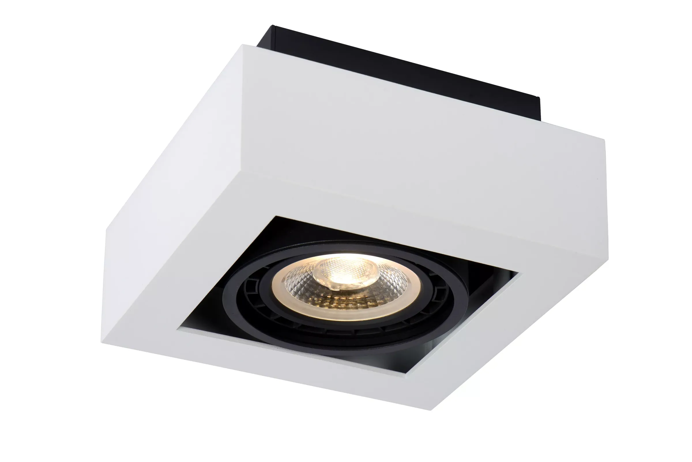 ZEFIX - Plafondspot - LED Dim to warm - GU10 (ES111) - 1x12W 2200K/3000K - Wit*Lucide Discount