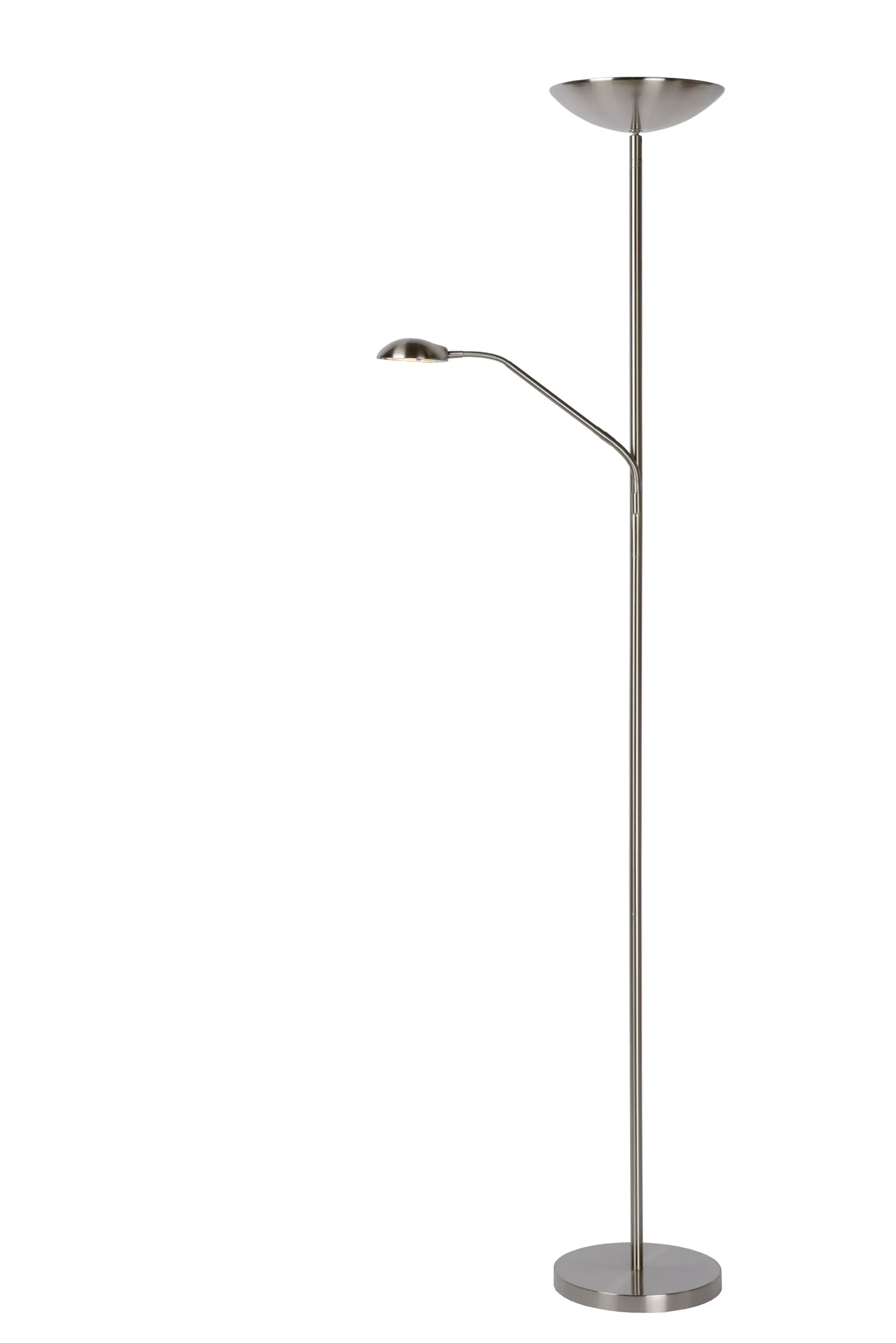ZENITH - Leeslamp - LED Dimb. - 3000K - Mat chroom*Lucide Sale