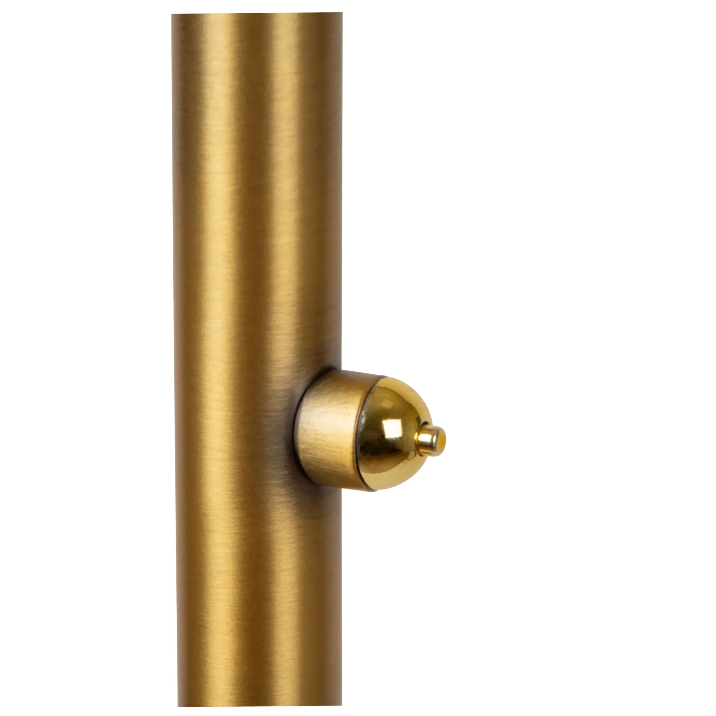 ZENITH - Vloerlamp - Ø 25,4 cm - LED Dimb. - 1x20W 3000K - Mat Goud / Messing*Lucide Cheap
