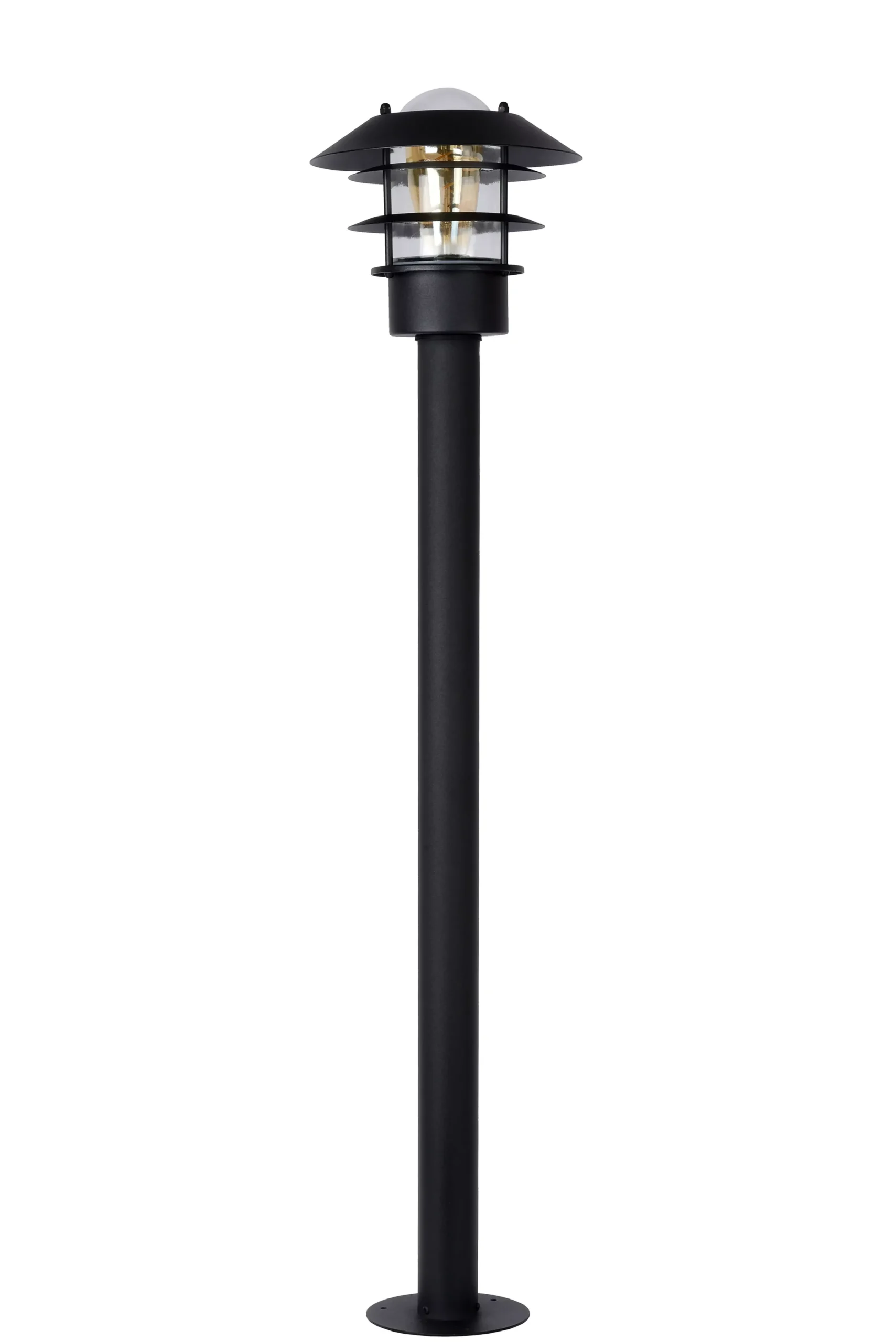 ZICO - Lantaarnpaal - Ø 21,8 cm - 1xE27 - IP44 - Zwart*Lucide Shop