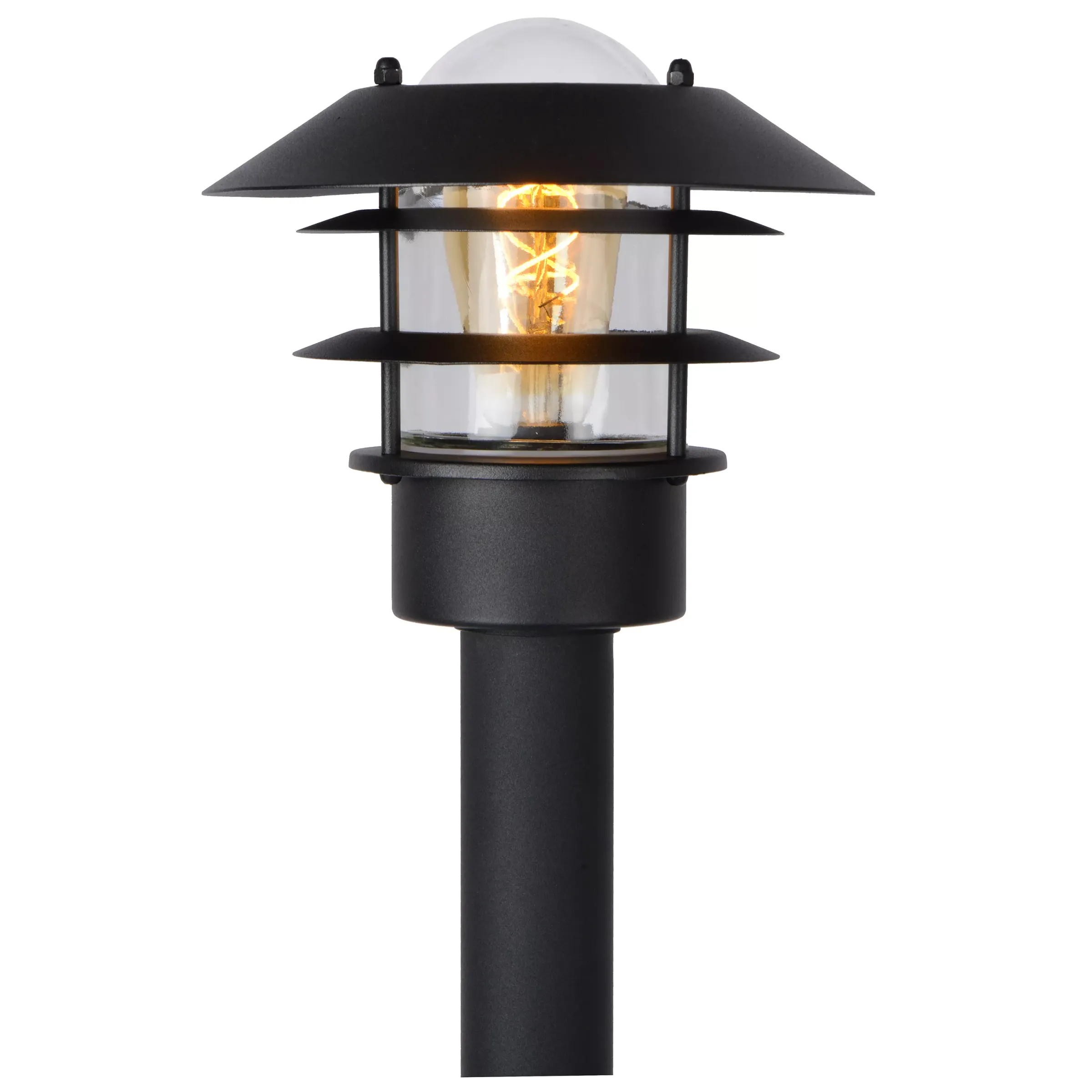 ZICO - Lantaarnpaal - Ø 21,8 cm - 1xE27 - IP44 - Zwart*Lucide Shop