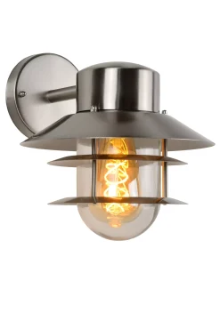 ZICO - Wandlamp Binnen/Buiten - Ø 21,8 cm - 1xE27 - IP44 - Mat chroom*Lucide Sale