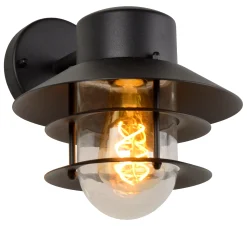 ZICO - Wandlamp Binnen/Buiten - 1xE27 - IP44 - Zwart*Lucide Shop