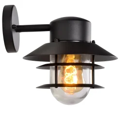 ZICO - Wandlamp Binnen/Buiten - 1xE27 - IP44 - Zwart*Lucide Shop