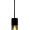 ZINO - Hanglamp - Ø 10 cm - 1xE27 - Fumé*Lucide Store