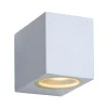 ZORA-LED - Wandspot / Wandlamp Binnen/Buiten - LED Dimb. - GU10 - 1x5W 3000K - IP44 - Wit*Lucide Flash Sale