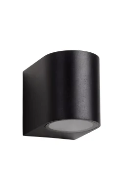 ZORA-LED - Wandspot / Wandlamp Binnen/Buiten - LED Dimb. - GU10 - 1x5W 3000K - IP44 - Zwart*Lucide Hot