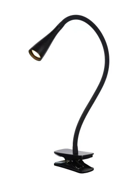 ZOZY - Klemlamp - LED 3 StepDim - 1x4W 3000K - Zwart*Lucide Best