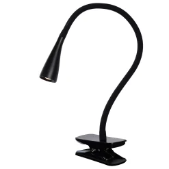 ZOZY - Klemlamp - LED 3 StepDim - 1x4W 3000K - Zwart*Lucide Best
