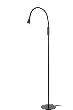 ZOZY - Leeslamp - LED 3 StepDim - 1x4W 3000K - Zwart*Lucide Clearance